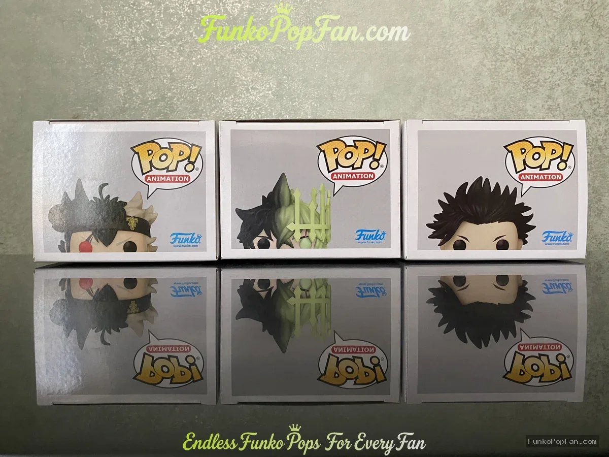 Bundle Funko Pop #1420/#1422/#1423 Jujutsu Kaisen Jujutsu Sorcerers Black Asta / Tengen Satoru / Yam - Funko Pop Figure