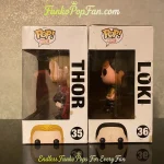 Funko Pop! Marvel Thor The Dark World #35 Thor + #36 Loki Vinyl Figure Bobblehead Vaulted Collectibl - Funko Pop Figure