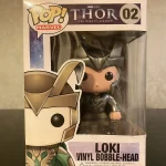 Marvel Thor #02 Loki 2013 Early edition #261414 Vinyl Figure Bobblehead Vaulted Collectible With Protector Funko Pop Figure