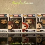 Bundle Funko Pop Marvel #637 Wolverine Logan / #640 Magneto / #645 Jean Grey / #647 Logan Vinyl Figure Bobblehead Vaulted Collectible With Protector Funko Pop Figure
