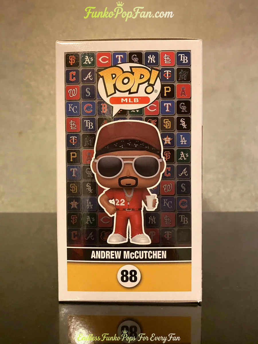 Funko Pop! MLB Baseball #88 Andrew McCutchen (Chase) Vinyl Figure Bobblehead Vaulted Collectible Wit - Funko Pop Figure