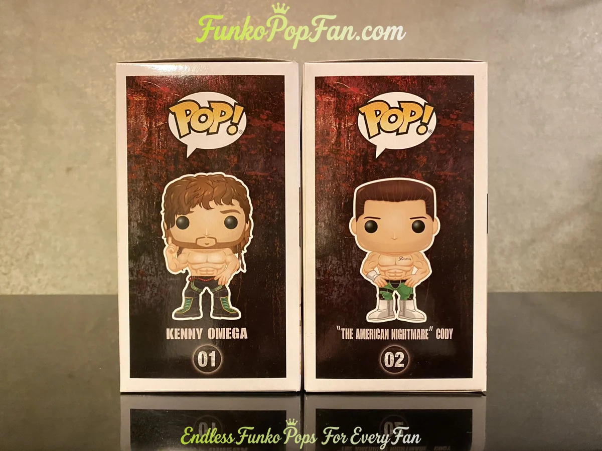 Funko Pop! WWE Royal Rumble #01 Kenny Omega / "The American Nightmare" Cody #02 Vinyl Figure Bobbleh - Funko Pop Figure
