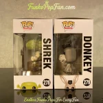 Bundle Funko Pop! Movies Shrek #278 Shrek / Donkey #279 Vinyl Figure Bobblehead Vaulted Collectible  - Funko Pop Figure