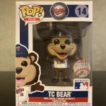 MLB Minnesota Twins #14 TC Bear Vinyl Figure Bobblehead Vaulted Collectible With Protector Funko Pop Figure