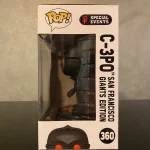 Funko Pop Star Wars #360 C-3PO (Black San Francisco Giants Edition Exclusive) Vinyl Figure Bobblehea - Funko Pop Figure