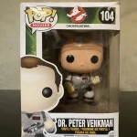 Movies Ghostbusters #104 Dr. Peter Venkman Vinyl Figure Bobblehead Vaulted Collectible With Protector Funko Pop Figure