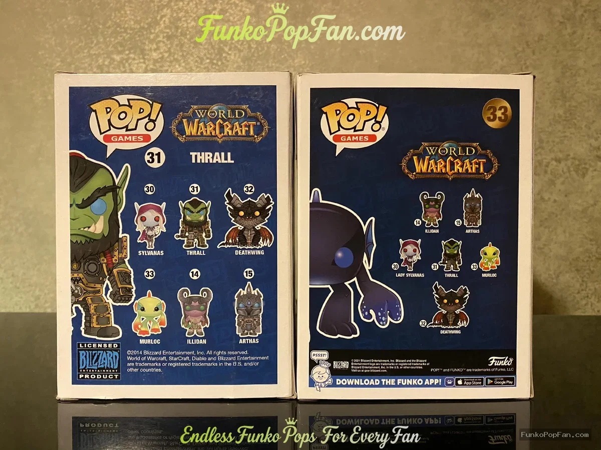 Funko Pop! Games World of Warcraft #31 Thrall Vinyl Figure Bobblehead Vaulted Collectible With Prote - Funko Pop Figure