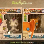 Bundle Funko Pop! Digimon Animation Gomamon #1386 / Patamon #1387 Vinyl Figure Bobblehead Vaulted Collectible With Protector Funko Pop Figure