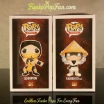 Bundle Funko Pop Games Mortal Kombat #537 Scorpion / Raiden with Lightning #539 Vinyl Figure Bobbleh - Funko Pop Figure