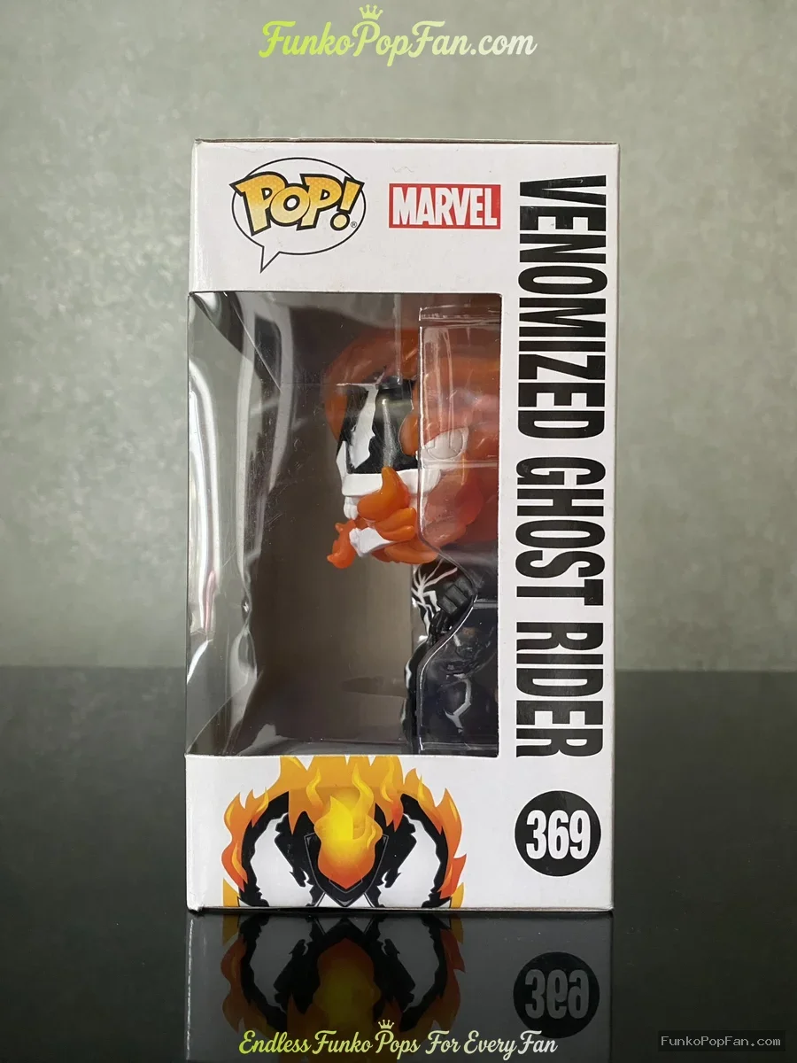 Funko Pop! Marvel Venom #369 Venomized Ghost Rider (Walmart Exclusive) Vinyl Figure Bobblehead Vault - Funko Pop Figure