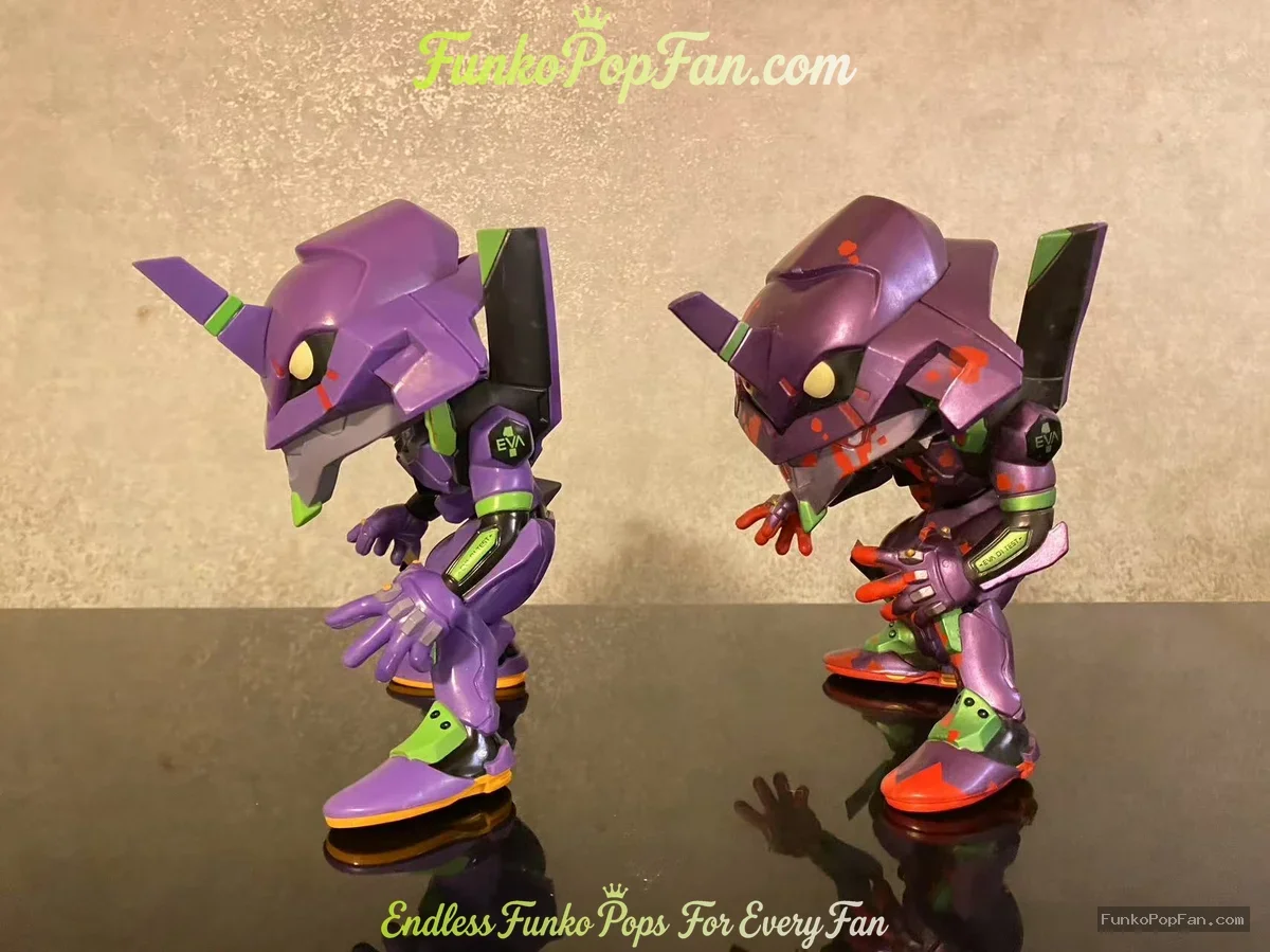 Funko Pop! Neon Genesis Evangelion Unit-01 #632 (Purple Red) Vinyl Figure Bobblehead Vaulted Collect - Funko Pop Figure