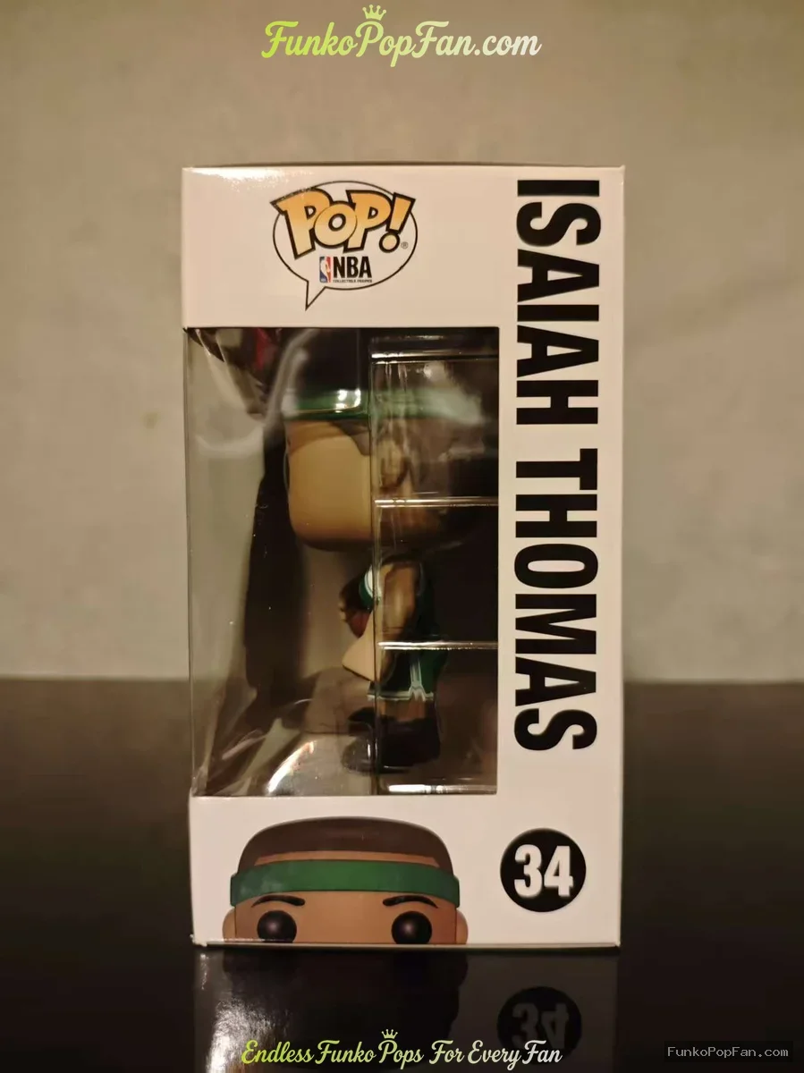 Funko Pop! Sports NBA #34 Isaiah Thomas Vinyl Figure Bobblehead Vaulted Collectible With Protector - Funko Pop Figure