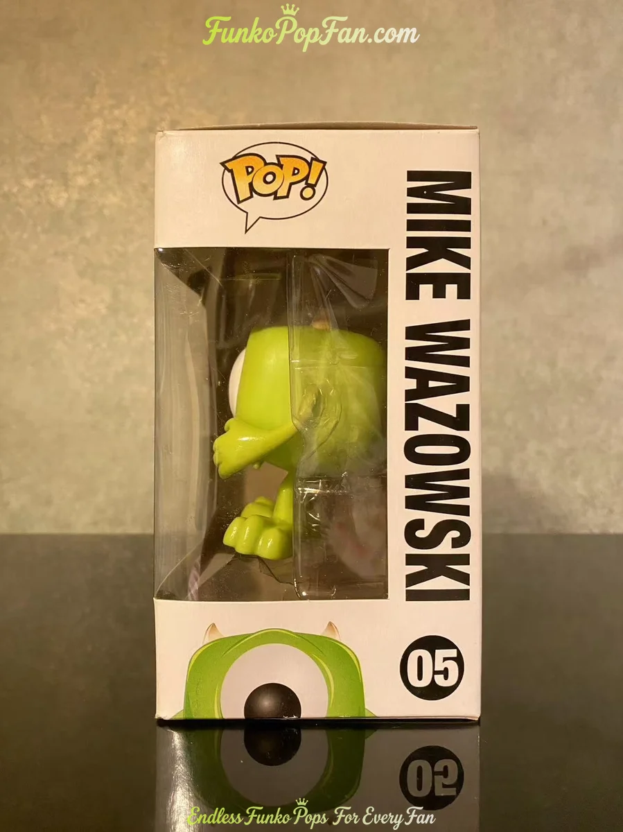 Funko Pop! Disney Monsters, Inc. #05 Mike Wazowski Vinyl Figure Bobblehead Vaulted Collectible With  - Funko Pop Figure