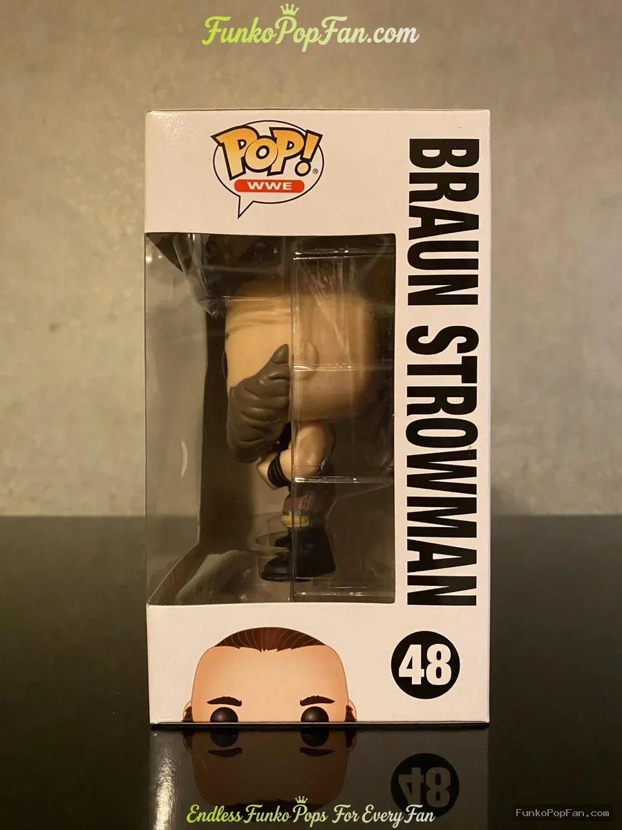 Funko Pop! WWE Braun Strowman #48 Vinyl Figure Bobblehead Vaulted Collectible With Protector - Funko Pop Figure