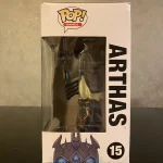 Funko Pop Games World of Warcraft #15 Arthas Vinyl Figure Bobblehead Vaulted Collectible With Protec - Funko Pop Figure