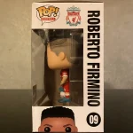 Funko Pop Football #09 Roberto Firmino Vinyl Figure Bobblehead Vaulted Collectible With Protector - Funko Pop Figure