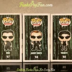 Bundle Funko Pop! Movies The Matrix #157 Neo / Agent Smith #158 / Trinity #160 Vinyl Figure Bobblehe - Funko Pop Figure