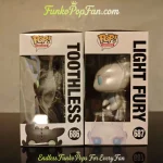 Funko Pop! Movies How to Train Your Dragon #686 Toothless / Light Fury #687 Vinyl Figure Bobblehead  - Funko Pop Figure