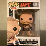 UFC #01 Conor McGregor Vinyl Figure Bobblehead Vaulted Collectible With Protector Funko Pop Figure