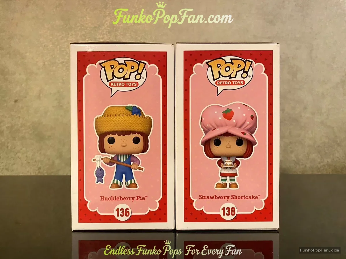Bundle Funko Pop! Retro Toys Strawberry Shortcake #136 Huckleberry Pie / Strawberry Shortcake #138 V - Funko Pop Figure
