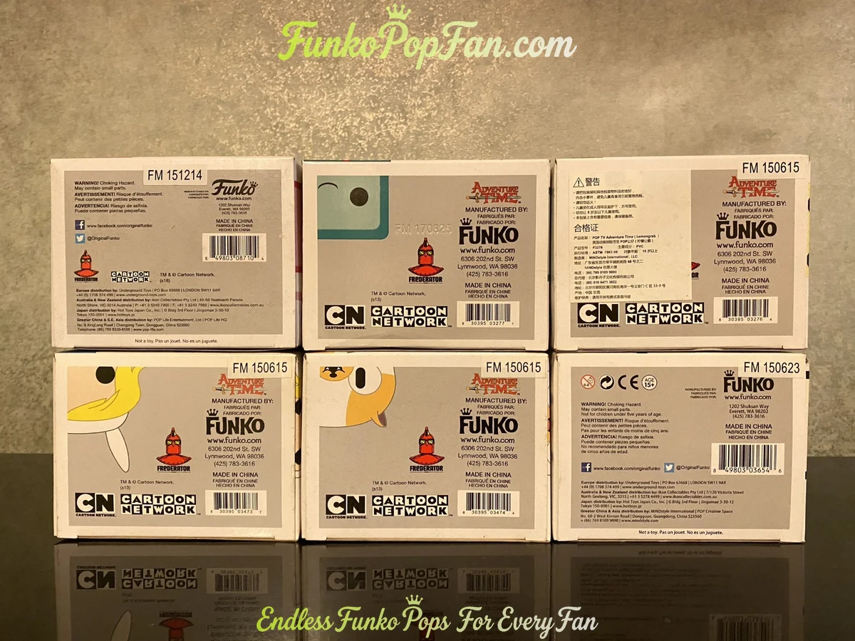 Bundle [LOT] Funko Pop Adventure Time #321 Blushing BMO / #52 BMO / #53 Lemongrab / #54 Fionna / #55 - Funko Pop Figure