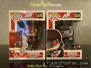 Games Persona 5 #470 Panther / Queen #624 Vinyl Figure Bobblehead Vaulted Collectible With Protector Funko Pop Figure