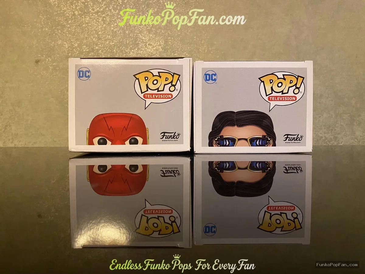 Funko Pop! Television The Flash #713 The Flash / Vibe #715 Vinyl Figure Bobblehead Vaulted Collectib - Funko Pop Figure