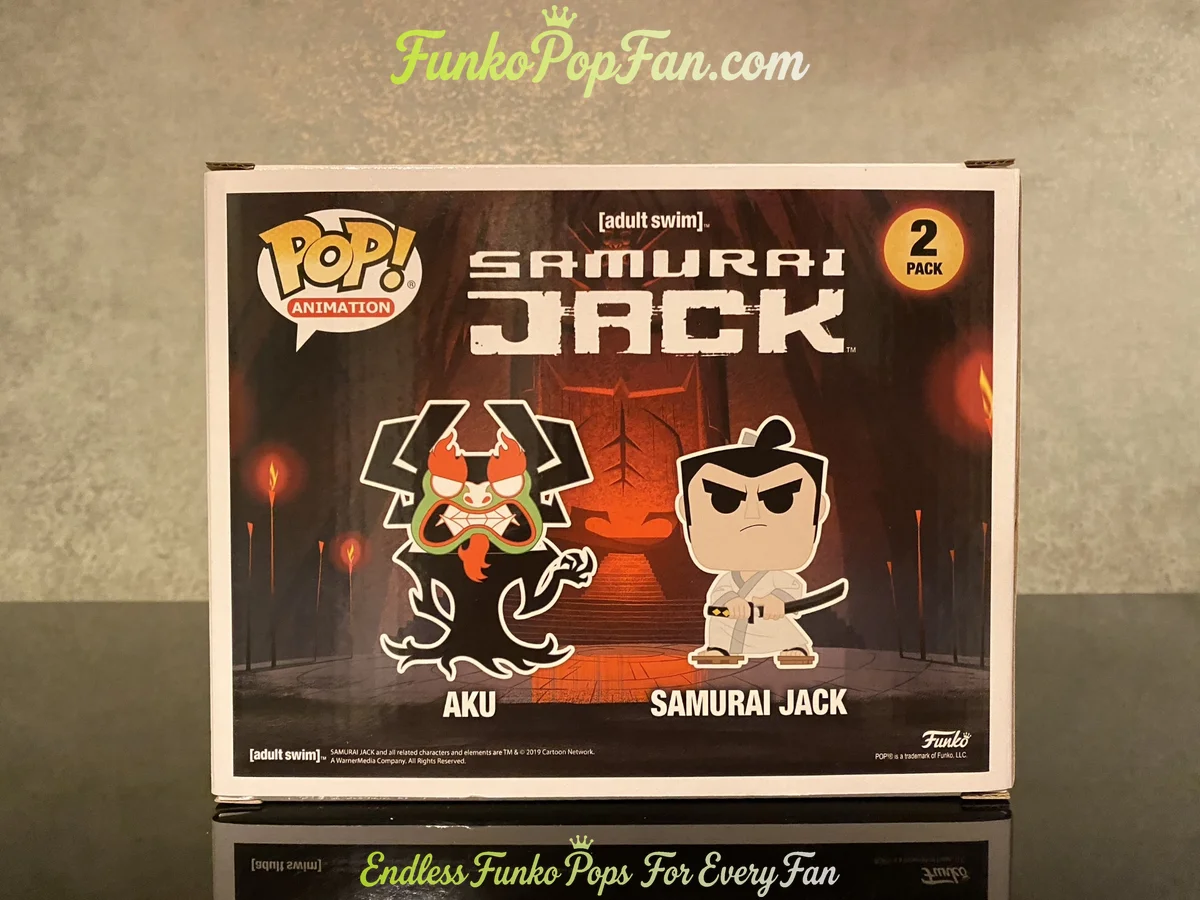 Funko Pop! Animation Samurai Jack & Aku NYCC 2019 Exclusive Vinyl Figure Bobblehead Vaulted Collecti - Funko Pop Figure