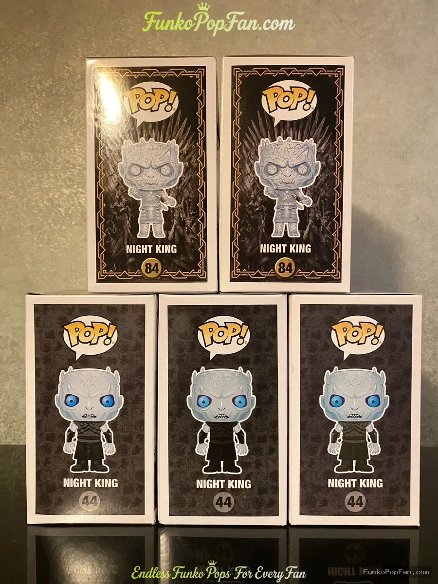 Bundle Funko Pop! Game of Thrones Night King #44 Night King Glow in the dark + 2017 sumer SDCC Exclu - Funko Pop Figure