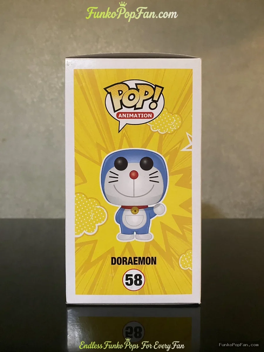 Funko Pop Animation Doraemon #58 Doraemon Vinyl Figure Bobblehead Vaulted Collectible With Protector - Funko Pop Figure