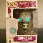 Television Invader Zim #276 Robot Gir Vinyl Figure Bobblehead Vaulted Collectible With Protector Funko Pop Figure