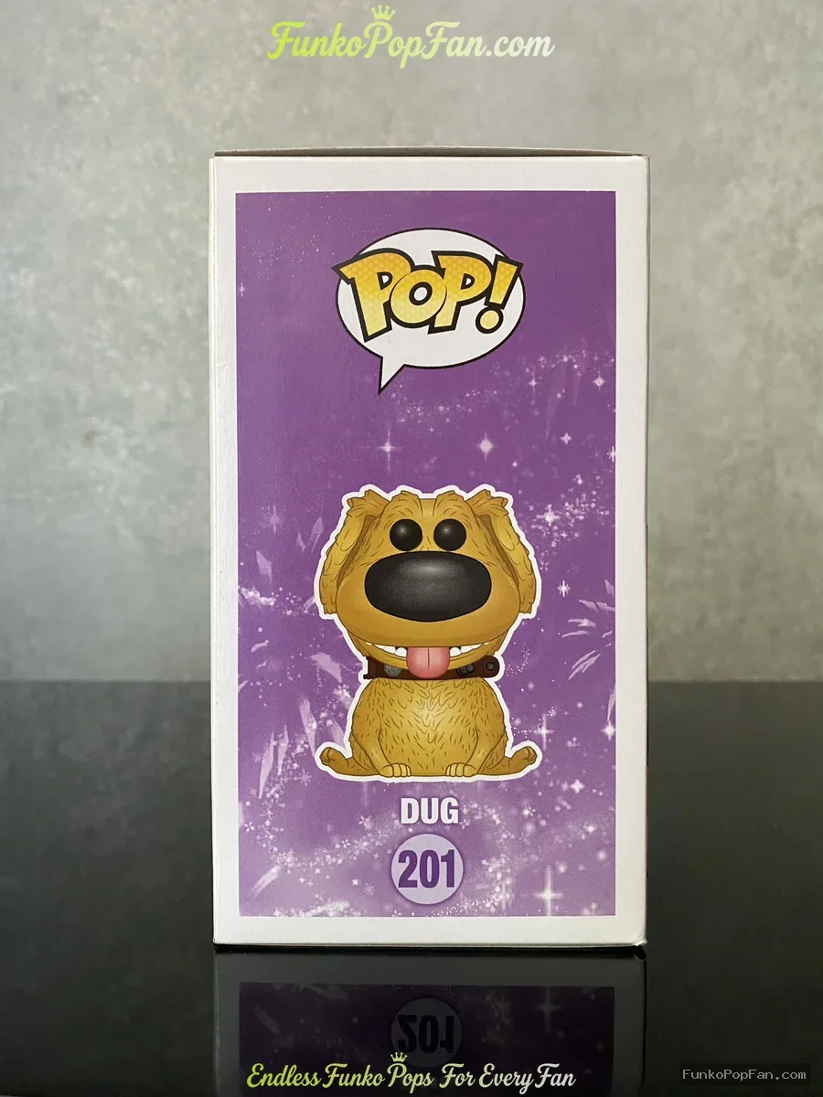 Funko Pop! Disney Pixar #201 Dug Vinyl Figure Bobblehead Vaulted Collectible With Protector - Funko Pop Figure