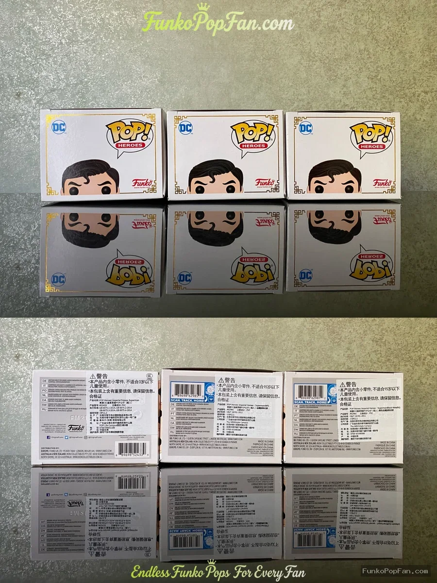 Funko Pop! DC Heroes #402 Superman (Imperial Palace Metallic Summer Exclusive) Vinyl Figure Bobblehe - Funko Pop Figure