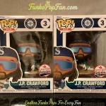MLB #3 J.P. Crawford 1000 + regular (SGA T-Mobile Park Exclusive) Vinyl Figure Bobblehead Vaulted Collectible With Protector Funko Pop Figure