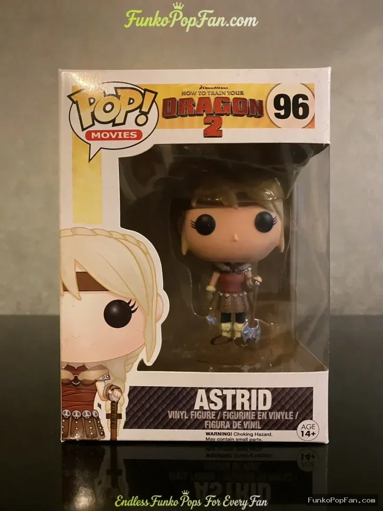 Movies How to Train Your Dragon 2 #96 Astrid Vinyl Figure Bobblehead Vaulted Collectible With Protector Funko Pop Figure