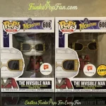 Bundle Funko Pop! Movies Monsters #608 The Invisible Man (Walgreens Exclusive Chase) Vinyl Figure Bobblehead Vaulted Collectible With Protector Funko Pop Figure