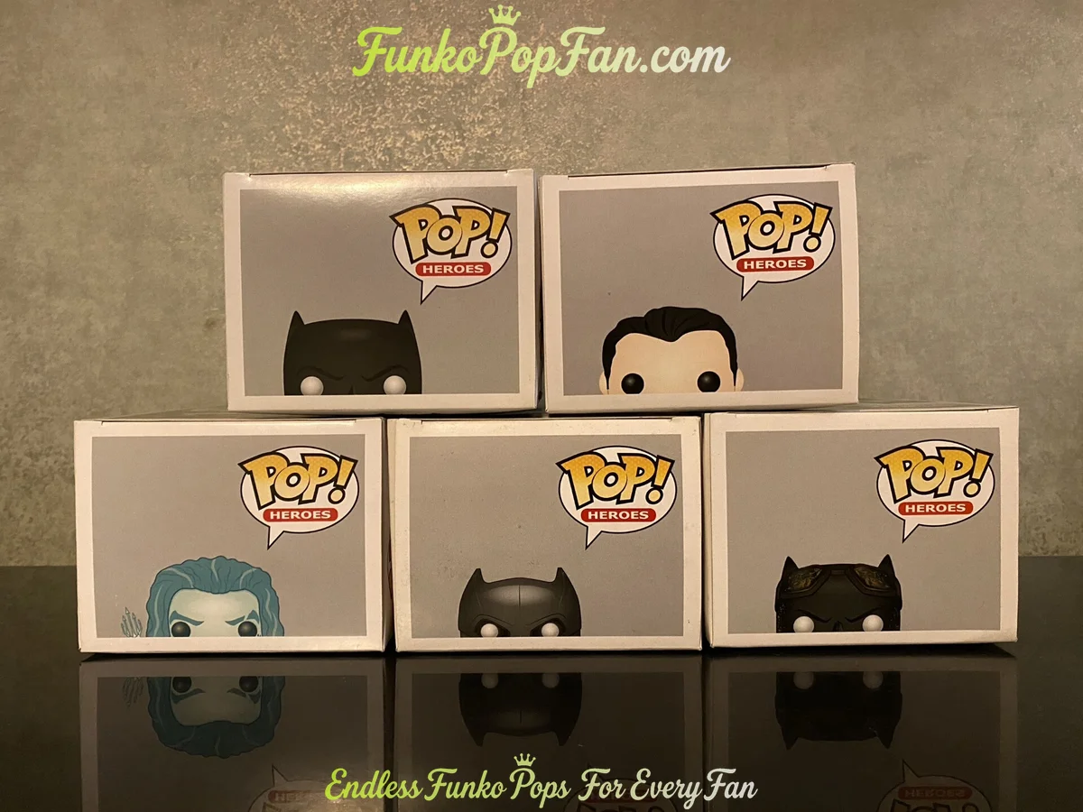 Bundle Funko Pop! DC Icons #84 Batman / Superman #85 / Aquaman #87 / Armored Batman #88 / Knightmare - Funko Pop Figure