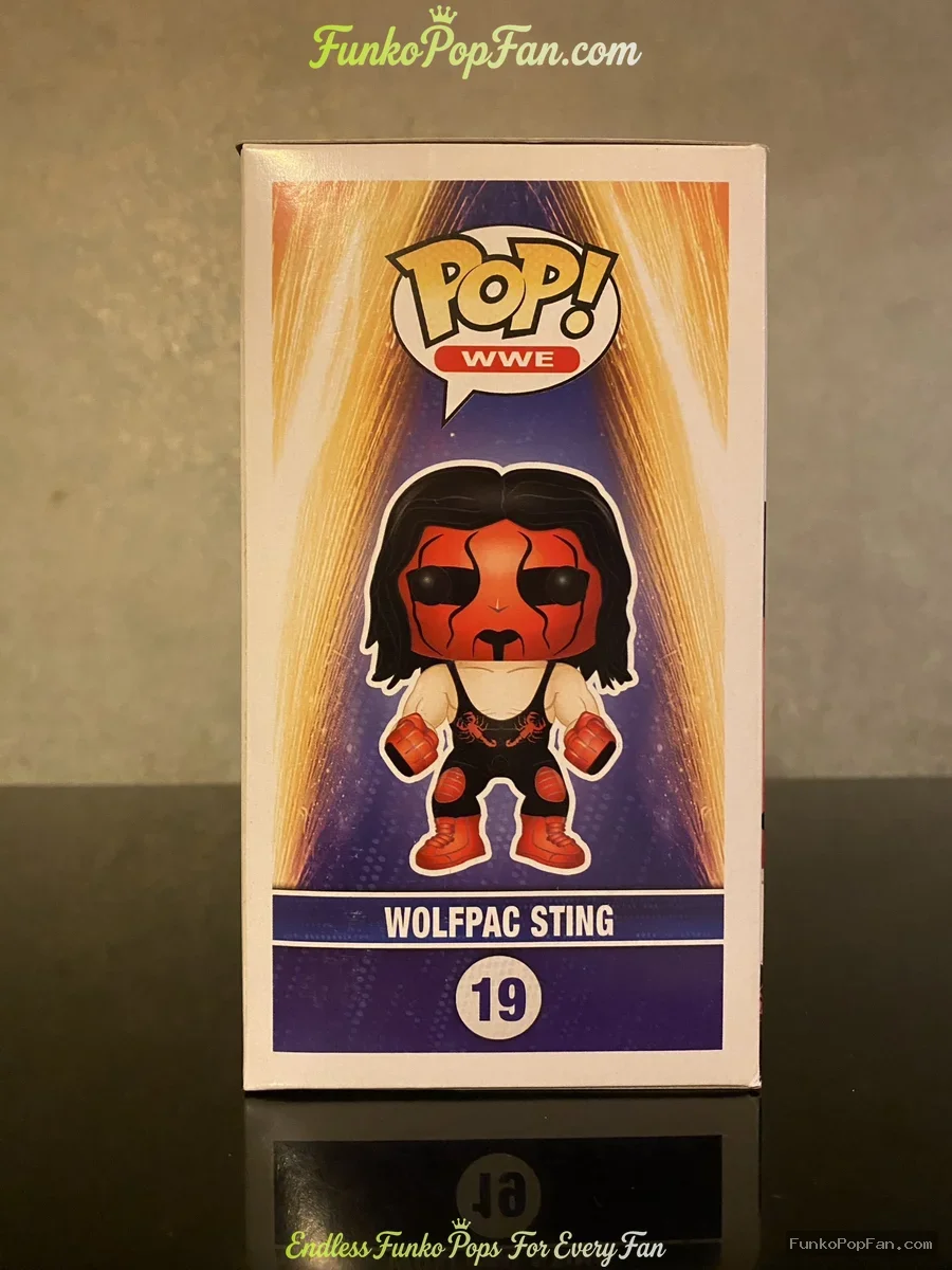 Funko Pop! WWE Wolfpac Sting #19 (GameStop Exclusive) Vinyl Figure Bobblehead Vaulted Collectible Wi - Funko Pop Figure