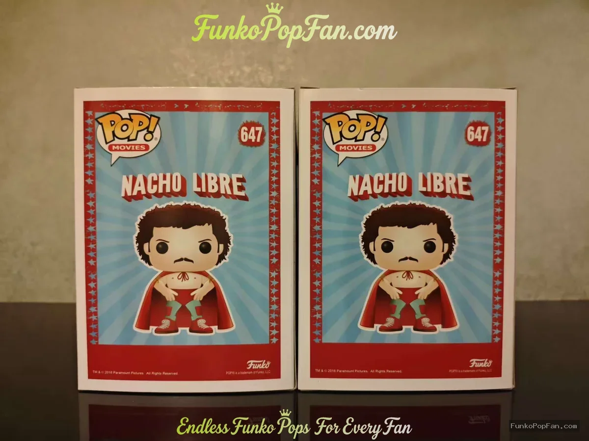 Bundle Funko Pop! Movies Nacho Libre #647 Nacho Libre (Chase) Vinyl Figure Bobblehead Vaulted Collec - Funko Pop Figure