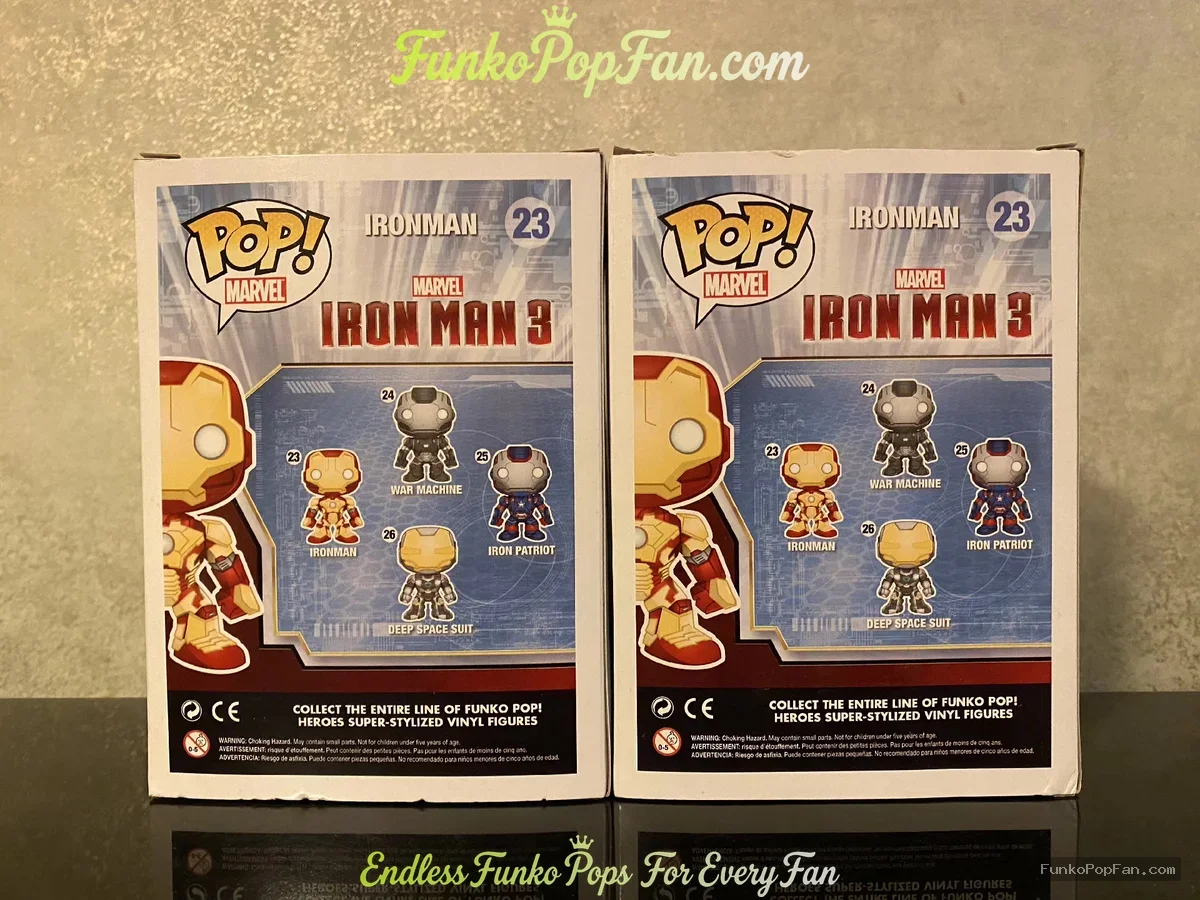Funko Pop! Marvel Iron Man #23 Iron Man X1 Vinyl Figure Bobblehead Vaulted Collectible With Protecto - Funko Pop Figure