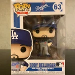 MLB #63 Cody Bellinger (Road Uniform) Vinyl Figure Bobblehead Vaulted Collectible With Protector Funko Pop Figure