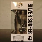 Funko Pop! Marvel Universe #19 Silver Surfer (Fantastic Four) Vinyl Figure Bobblehead Vaulted Collec - Funko Pop Figure