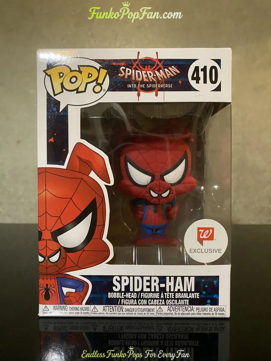 Marvel Spider-Man Multiverse #410 Spider-Ham (Walgreens Exclusive) Vinyl Figure Bobblehead Vaulted Collectible With Protector Funko Pop Figure