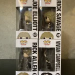 Bundle Funko Pop! Rocks #147 Joe Elliott / #148 Rick Savage / #149 Rick Allen / #151 Vivian Campbell - Funko Pop Figure
