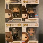 Bundle Funko Pop Harry Potter Hermione Granger #03 / #69 / #77 / #123 Vinyl Figure Bobblehead Vaulted Collectible With Protector Funko Pop Figure