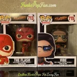 Television The Flash #713 The Flash / Vibe #715 Vinyl Figure Bobblehead Vaulted Collectible With Protector Funko Pop Figure