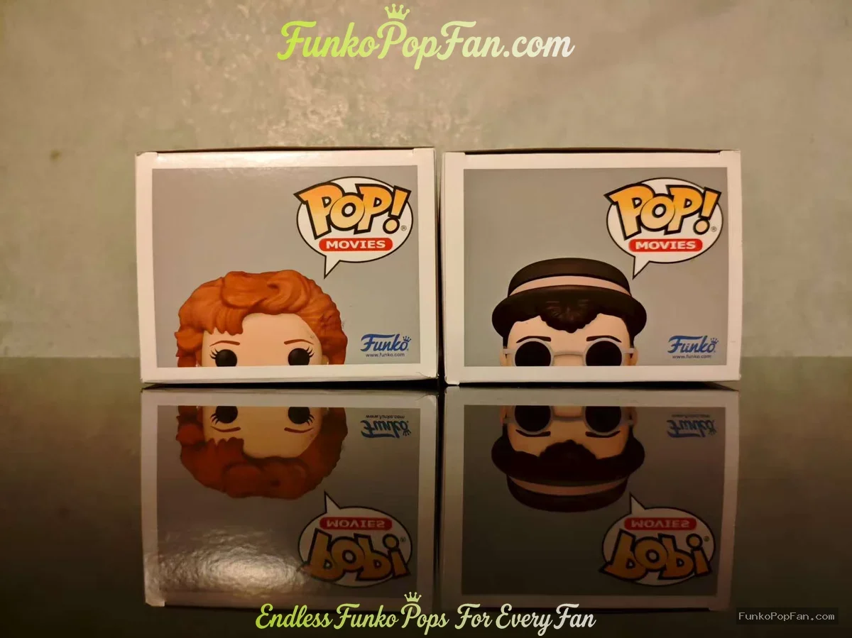 Funko Pop! Movies Pretty in Pink #1720 Andie Walsh / #1721 Duckie Dale Vinyl Figure Bobblehead Vault - Funko Pop Figure