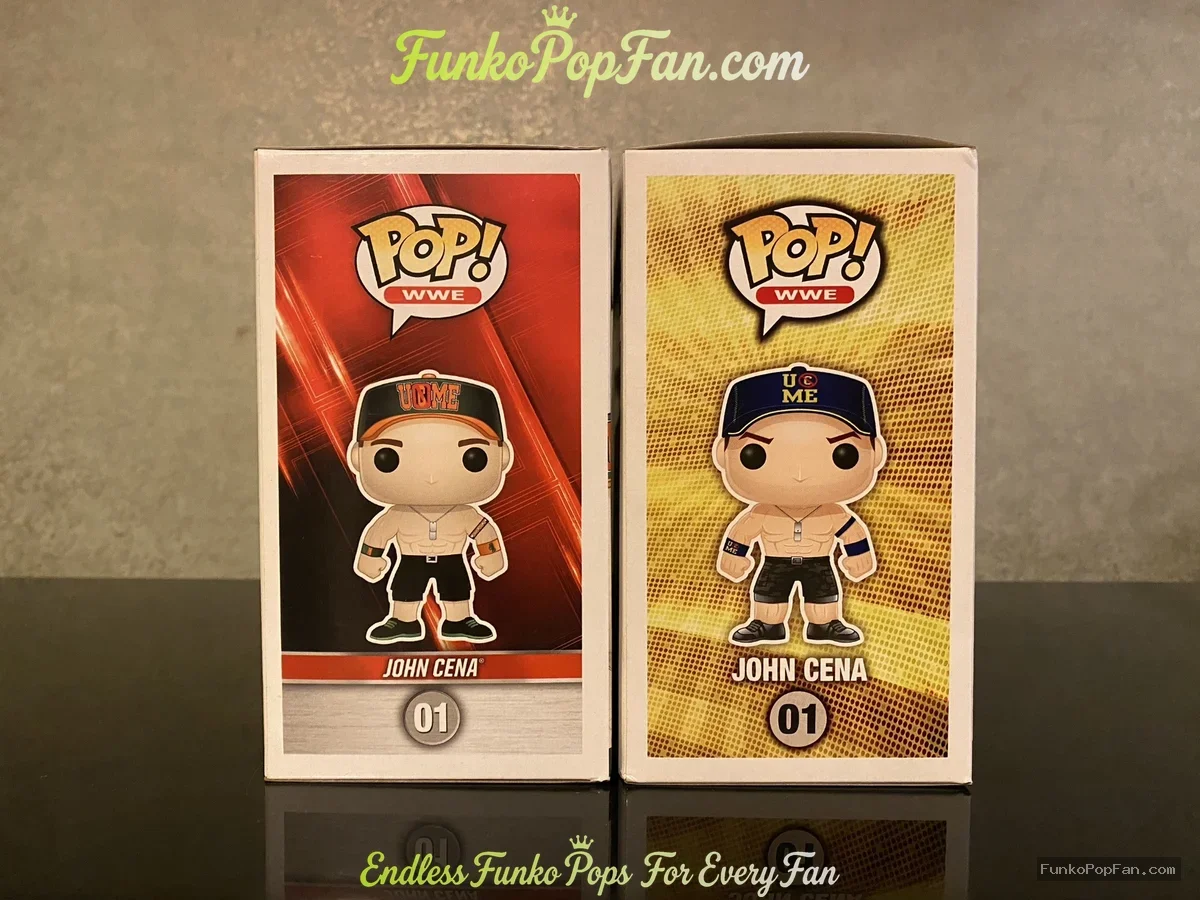 Funko Pop WWE #01 John Cena (Black Pants Variant) Lot of 2 (Rare Exclusive) Vinyl Figure Bobblehead  - Funko Pop Figure