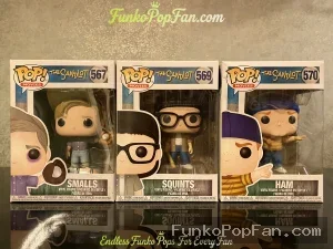 Bundle Funko Pop! Movies The Sandlot #567 Smalls + #569 Squints + #570 Ham Vinyl Figure Bobblehead Vaulted Collectible With Protector Funko Pop Figure