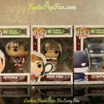 Bundle Funko Pop! DC Super Heroes Superman #353 / Wonder Woman #354 / Batman #366 Vinyl Figure Bobblehead Vaulted Collectible With Protector Funko Pop Figure